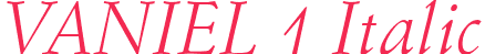 VANIEL 1 Italic